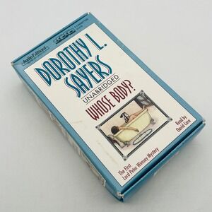 Dorothy L Sayers Whose Body Unabridged Audiobook 5 Cassettes David Case 1997 ab2